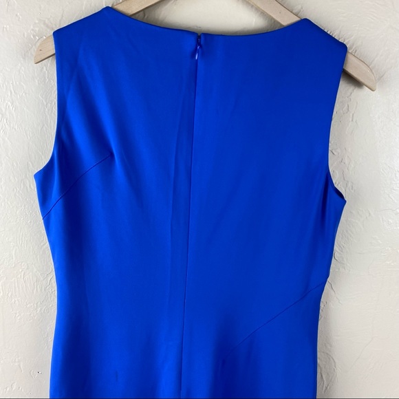 Chelsea Rose Blue Sleeveless Sheath Dress NWT size 6 - Picture 6 of 8